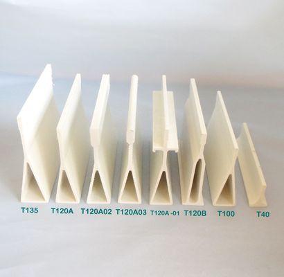 Superficie liscia Trave di supporto in FRP pultrata per pavimenti in lamiera di plastica per suini, pollame e pecore