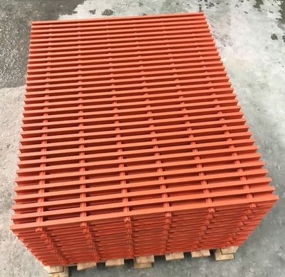 Griglie di plastica rinforzata in fibra di vetro resistente a sostanze chimiche per pavimenti industriali