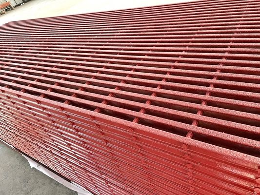 Griglie di plastica rinforzata in fibra di vetro resistente a sostanze chimiche per pavimenti industriali