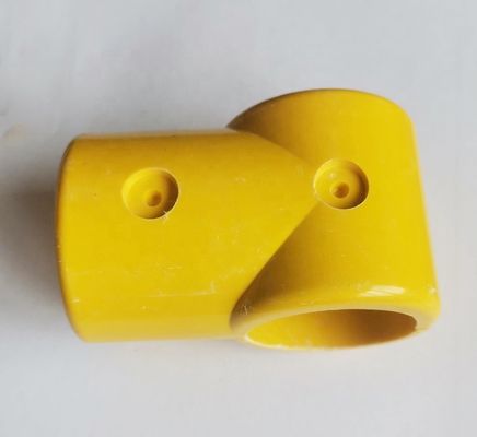 Fittings GRP giallo per manubrio Elbow Tee Cross Angle Tube Connector per sistema di manubrio