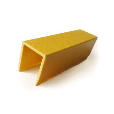 Tecnica di pultrusione in fibra di vetro GFRP canale C per la protezione/coperta dei bordi di una tavola di 30 mm