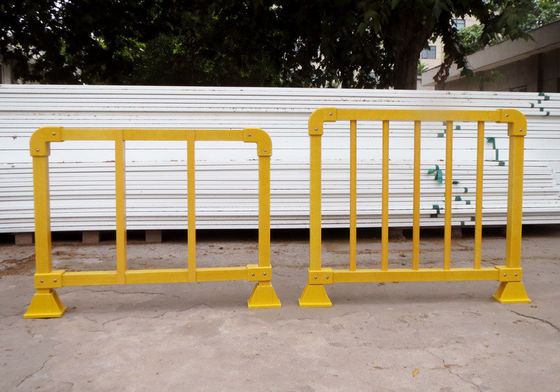 50mm Fibra di vetro FRP tubo quadrato maniglia per impianto di trattamento delle acque reflue GRP recinzione di sicurezza