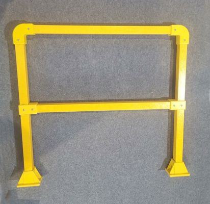 50mm Fibra di vetro FRP tubo quadrato maniglia per impianto di trattamento delle acque reflue GRP recinzione di sicurezza