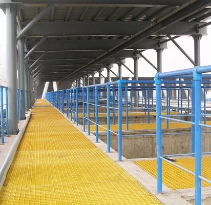 Piattaforma di funzionamento in fibra di vetro resistente alle sostanze chimiche