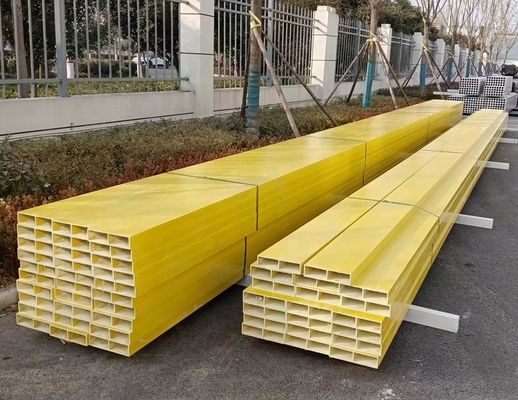 FRP Legno rettangolare di fibra di vetro per il supporto del pannello del tetto Dimensioni personalizzabili