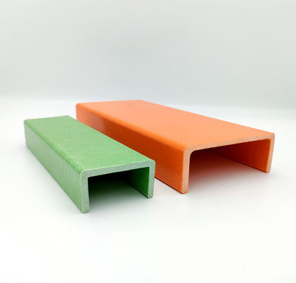 Materiale per il canale della scala in fibra di vetro ad alta resistenza 70 mm 84 mm 88 mm per colori personalizzati
