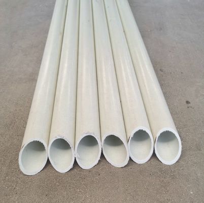 Colori personalizzati Tubi cavi rotondi compositi pultrudati in fibra di vetro liscia per il mercato