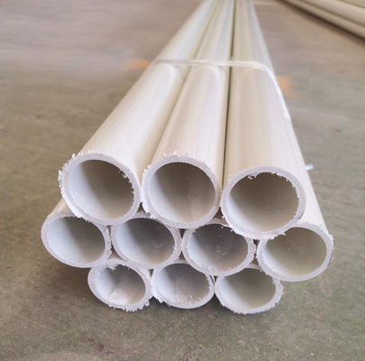 Colori personalizzati Tubi cavi rotondi compositi pultrudati in fibra di vetro liscia per il mercato