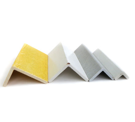 Fibra di vetro rinforzato di plastica personalizzato FRP Pultrusion L forma angolo profili di trave