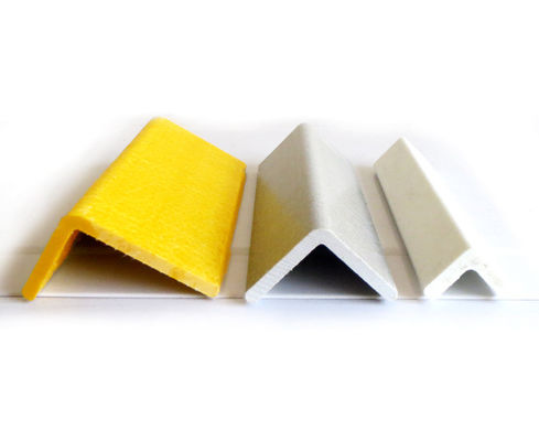 Fibra di vetro rinforzato di plastica personalizzato FRP Pultrusion L forma angolo profili di trave