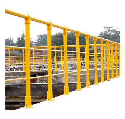 Fence a tubo rotondo in fibra di vetro in FRP con applicazione elettrica chimica