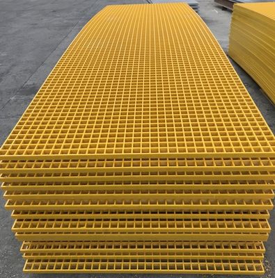 Griglie di pavimento di GRP/Fibra di vetro stampate per pavimenti per autolavaggio facili da pulire e da mantenere