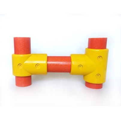 Stile industriale 50mm FRP manubrio/sistema di recinzione GRP manubrio accessori pinza T Fittings Cross Tee