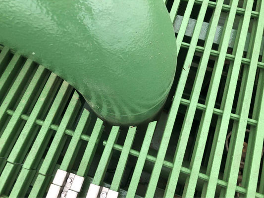 Griglie per pavimenti in fibra di vetro in FRP ad alte prestazioni di carico con tecnologia pultrudata