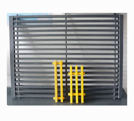 Anti-aging FRP Fiberglass Composite Balcony GRP Grating Fence per posizione industriale