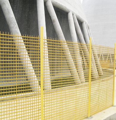 Recinzione in FRP isolato per torre di raffreddamento Fibra di vetro rinforzata manubrio di plastica protezione UV