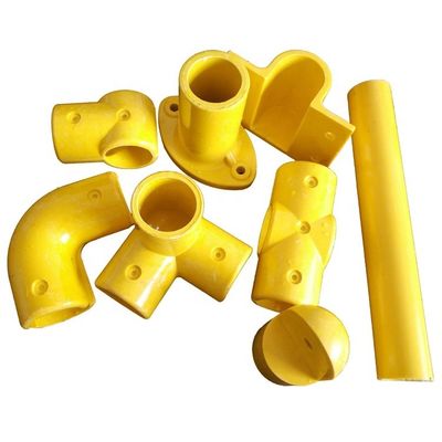 Progettazione tradizionale Fiberglass Fence Post Facile da installare Lunghezza personalizzata per la sicurezza