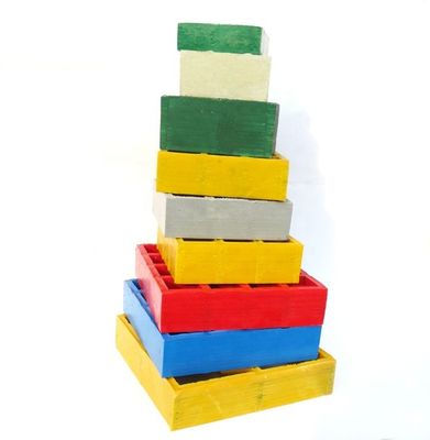 Griglia in fibra di vetro stampata ad alta resistenza 38x38mm GRP isolante