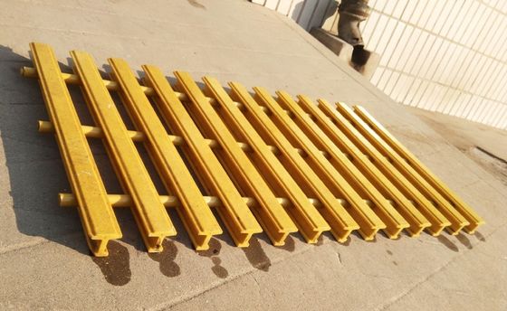 Barre in T di griglie di FRP pultrudate per pavimenti resistenti allo scivolamento e ignifughi