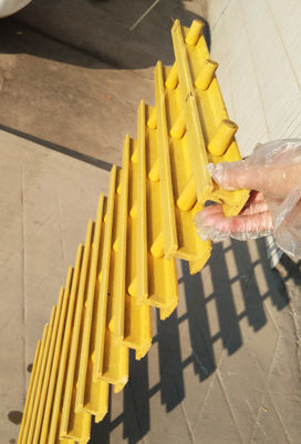 Barre in T di griglie di FRP pultrudate per pavimenti resistenti allo scivolamento e ignifughi
