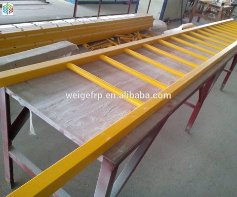 Tipo 1    250 lbs Capacità di Peso Elettrica Isolata GRP FRP Fibra di vetro Scala Retta