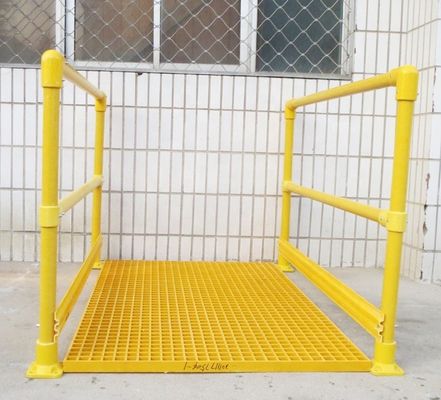 Proteczione contro i raggi UV Balustrade e maniglie di fibra di vetro isolanti ad alta resistenza