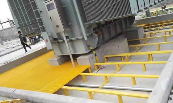 Reti in fibra di vetro GRP per coperture di ponti/recinzioni/drill di trincea di navi ad alta resistenza in FRP
