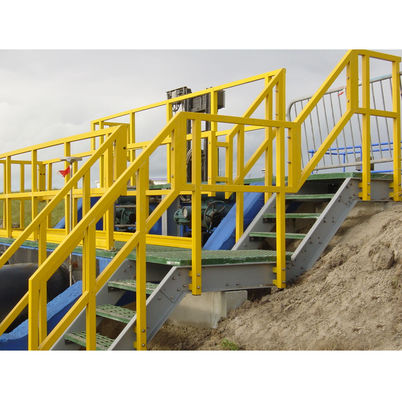 Maniglie di sicurezza per gradini industriali esterni Maniglie di fibra di vetro isolanti anti-invecchiamento in FRP