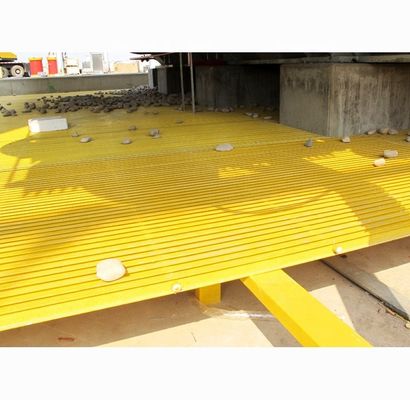Griglie di fibra di vetro pultrudate da 25 mm 38 mm 50 mm 58 mm I per applicazioni industriali
