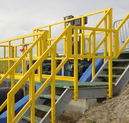 Strutture di scalinate in FRP isolate