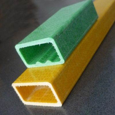 Lunghezza da 1 m a 11,6 m tubo composito quadrato/ rettangolare in fibra di vetro per grandi progetti