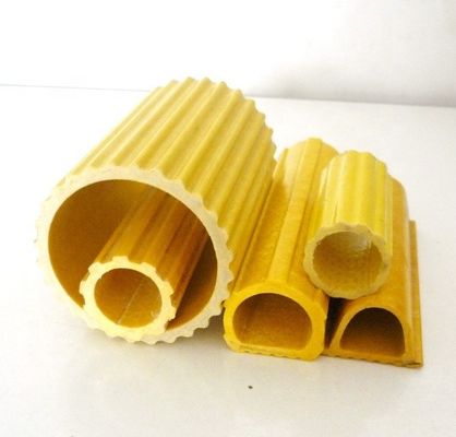 Scale isolate tubo di ferro FRP 36mm forma di ingranaggio con servizio di taglio design ondulato