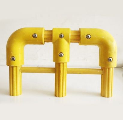 Scale isolate tubo di ferro FRP 36mm forma di ingranaggio con servizio di taglio design ondulato