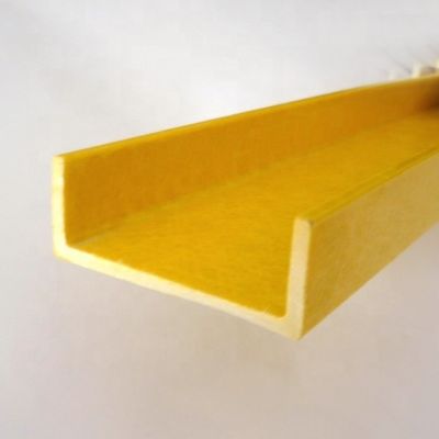 Come requisito anticorrosione GRP FRP canale sezione Fibra di vetro C forma canale