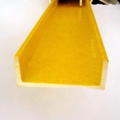 Come requisito anticorrosione GRP FRP canale sezione Fibra di vetro C forma canale