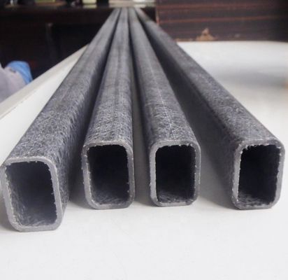 Tubo rettangolare in fibra di vetro di 30 mm Tubo in FRP leggero per manico di hockey sul ghiaccio e altro
