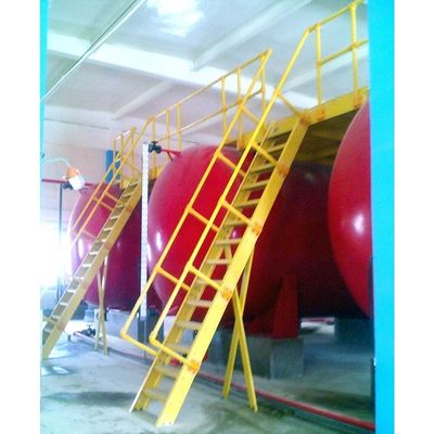 Scalinate a gradini di fibra di vetro isolanti industriali Anticorrosione e robuste per piattaforme