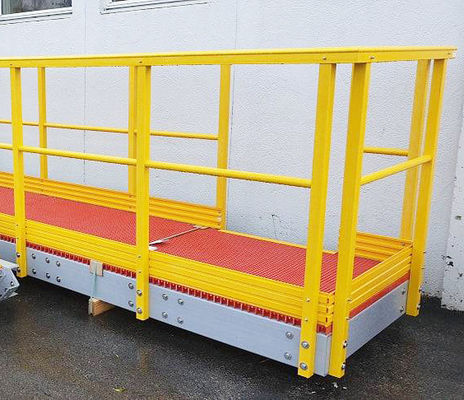 Tipo 1    250 lbs Capacità di Peso Pareti in FRP per scalinate isolate Maniglia di sicurezza