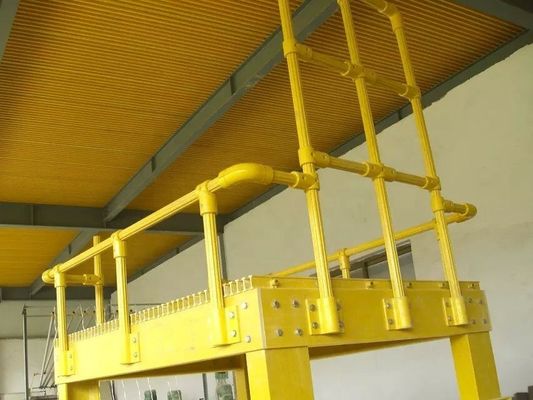 Tipo 1    250 lbs Capacità di Peso Pareti in FRP per scalinate isolate Maniglia di sicurezza