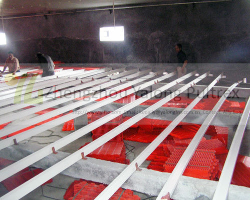 Fabbricazione di pavimenti in fibra di vetro in FRP di 120 mm