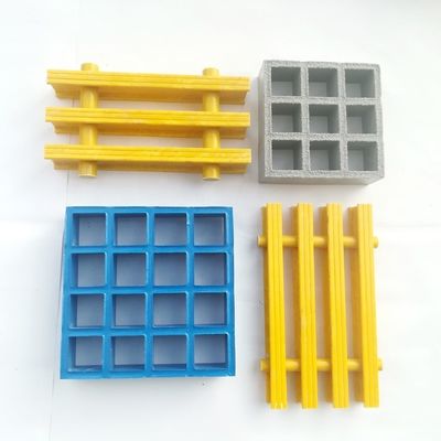 Griglia composita in fibra di vetro FRP di maggiore resistenza con lunghezza personalizzata da 25 mm a 65 mm