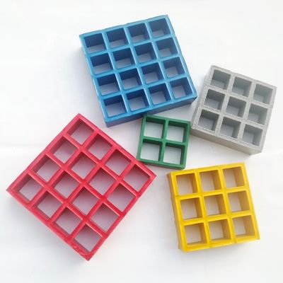 Griglia composita in fibra di vetro FRP di maggiore resistenza con lunghezza personalizzata da 25 mm a 65 mm