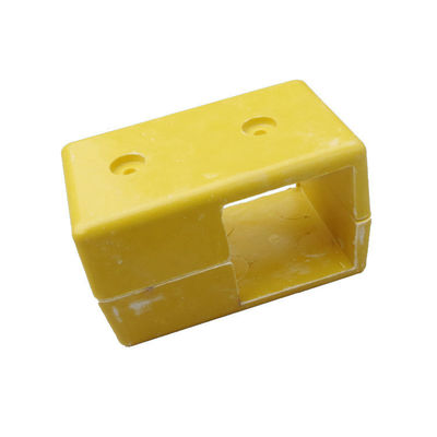 Colori personalizzati Fittings di tubi quadrati in fibra di vetro da 50 mm con tecnologia pultrudata