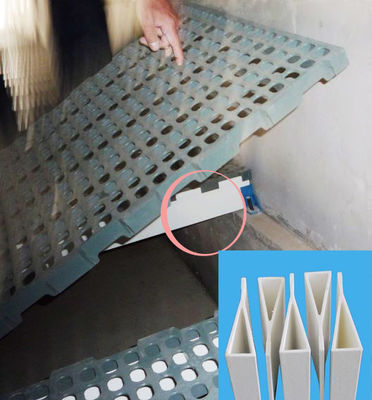 Servizio di taglio liscio 120 mm di altezza Fibra di vetro triangolare trave di supporto per pavimenti di pollame