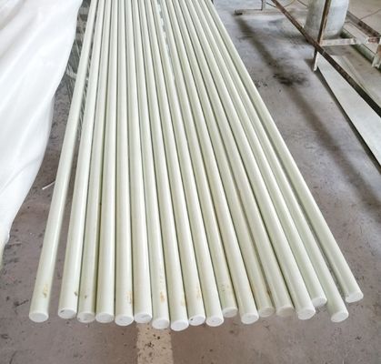 Servizio di taglio 16 mm High Strength White Fiberglass Rod per pali lisci e flessibili