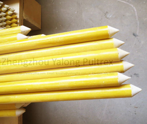 Servizio di taglio 16 mm High Strength White Fiberglass Rod per pali lisci e flessibili