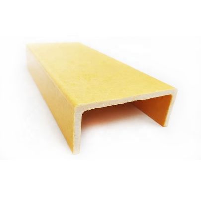 Profili di sezione del canale di pultrusione in FRP per applicazioni industriali resistenti alla corrosione