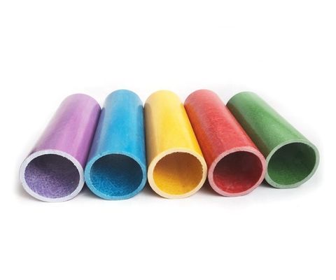 Tubi in fibra di vetro per strutture isolanti e resistenti alla corrosione Lunghezza da 1 m a 11,6 m