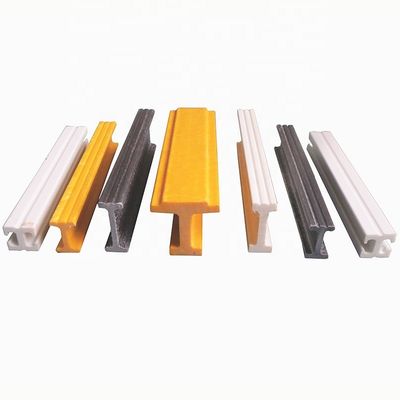 Esemplare di I-Beam in FRP a pultrusione protetta dai raggi UV personalizzati con specifiche personalizzate