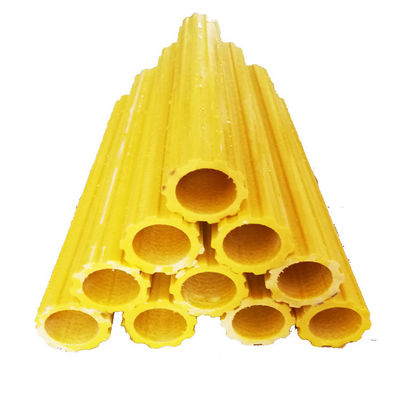Tubo in FRP a costole a forma di D per scale in fibra di vetro